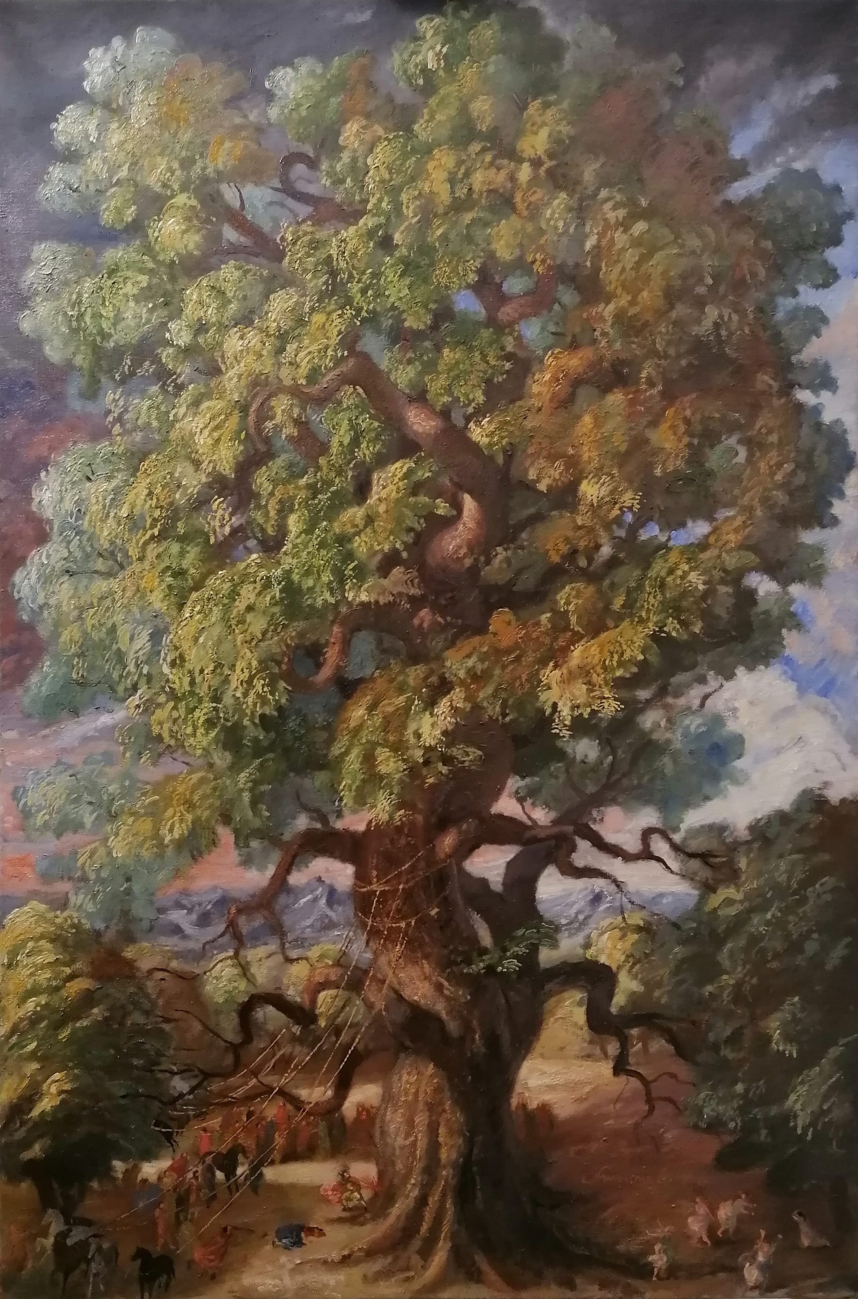 Erysichton fælder det store træ i Ceres' hellige lund